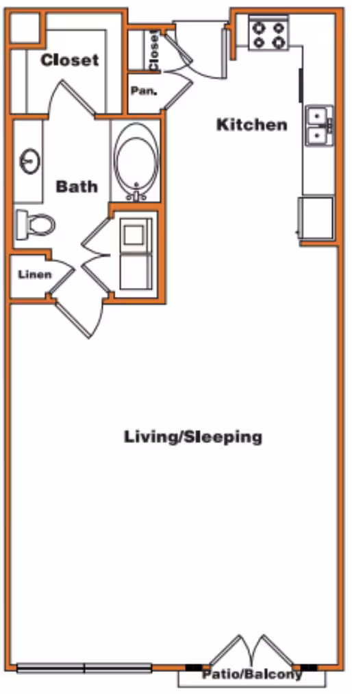 Unit 311 311 floor plan